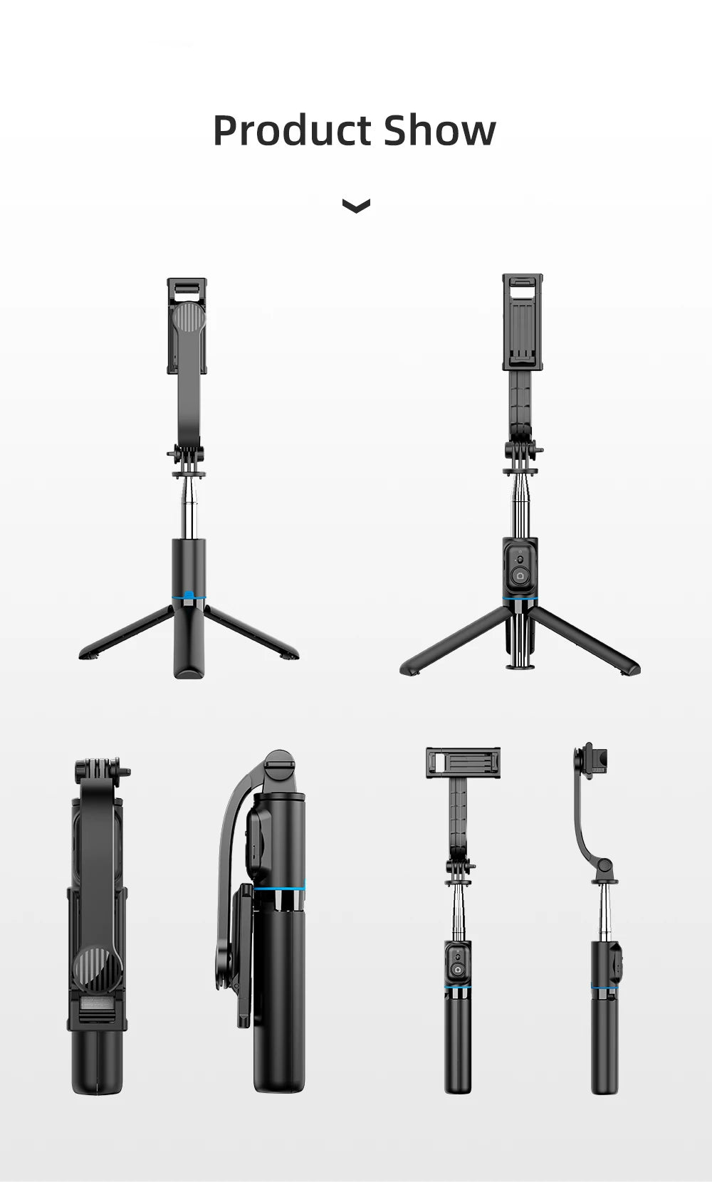 Telescopic Selfie Stick Tripod Monopod Stand