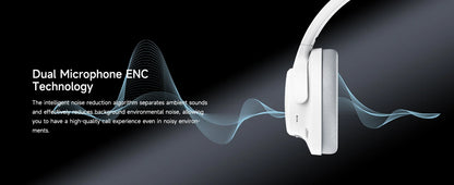 SoundPEATS Space Headphones Bluetooth 5.3 Hybrid Active Noise Cancelling Wireless Headphone,123H Play,Mic,Multipoint Connection