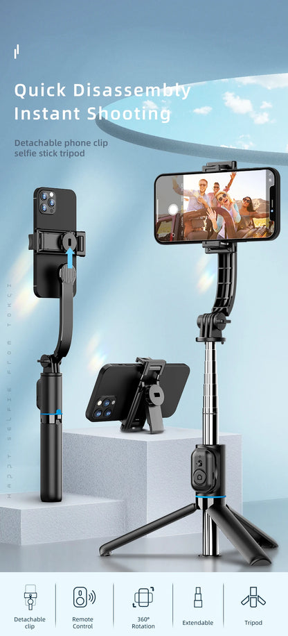 Telescopic Selfie Stick Tripod Monopod Stand