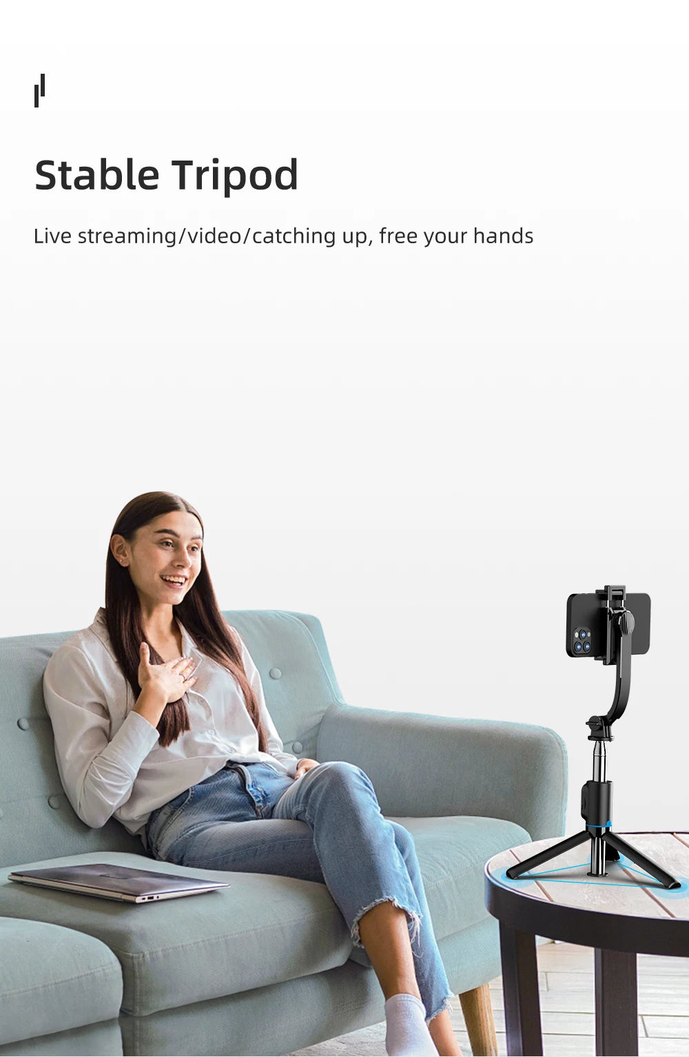 Telescopic Selfie Stick Tripod Monopod Stand