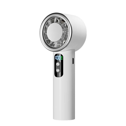 Handheld Turbo Fan with Ice Compress