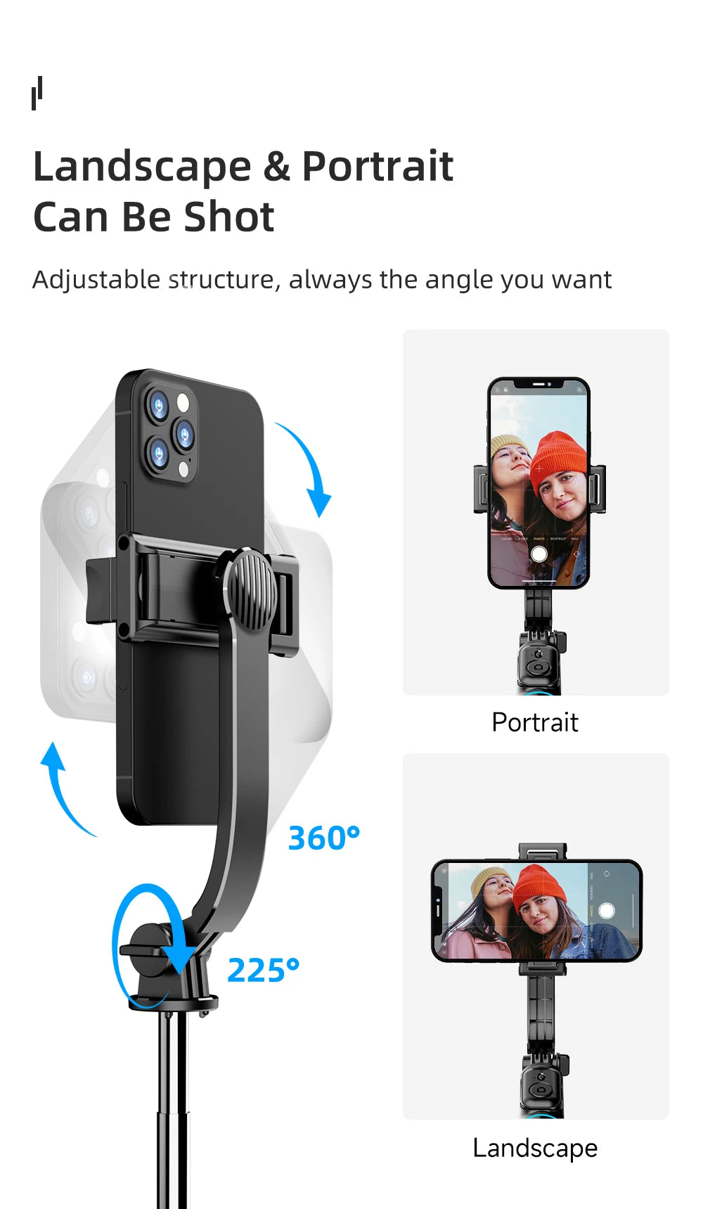 Telescopic Selfie Stick Tripod Monopod Stand