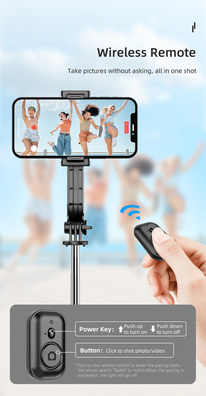 Telescopic Selfie Stick Tripod Monopod Stand