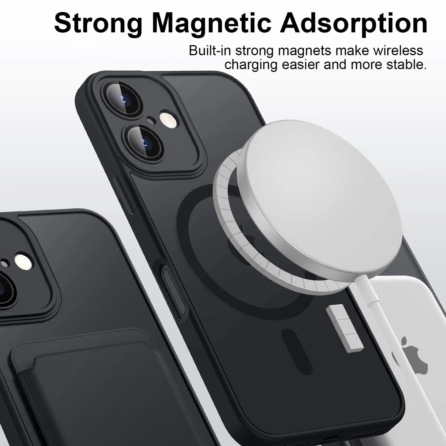 Magsafe Armor Shockproof Case For iPhone