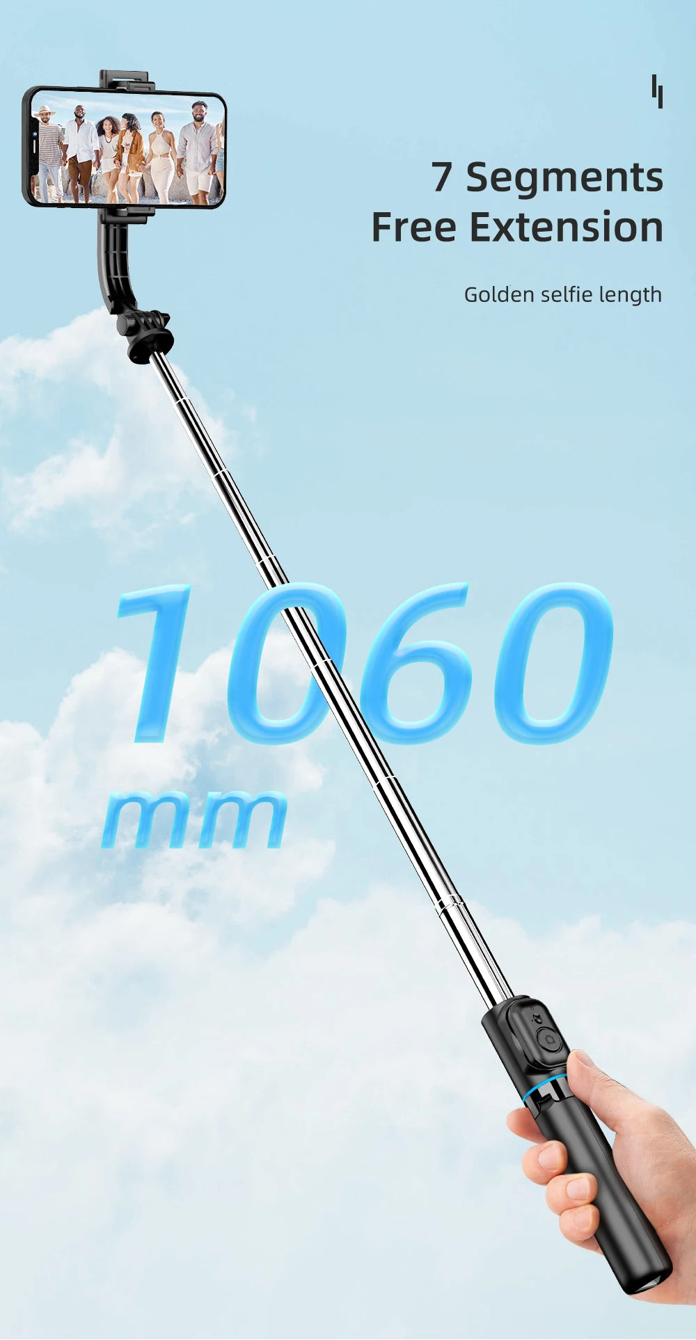 Telescopic Selfie Stick Tripod Monopod Stand